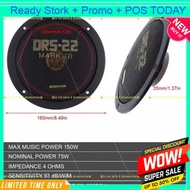 Speaker Sound System 150W Set Magnetic Steel Mid Music Type Kereta Car Van Front Rear RoadStar DRS W