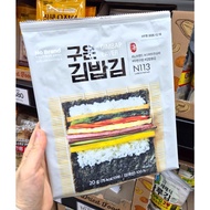 [Made In Korea] Premium Roasted Seaweed for Kimbap (10 Sheets) - Crispy & Fragrant for Homemade Kimb