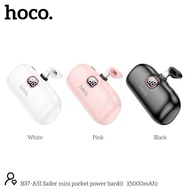 Hoco รุ่น B37-A5I PowerBank Mini พาวเวอร์แบงค์ 5000mAh ขนาดพกพา รองรับระบบการชาร์จเร็ว สําหรับIOS จอแสดงผลดิจิตอล Original battery ของแท้