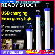 LED Light Tube Portable USB LED Rechargeable Emergency Lights Lampu Camping LED Bulb Lamp Outdoor Light 30W/60W/80W 燈管