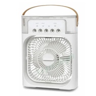 Portable Air Cooling Fan USB Mini Cooler Fan Multifunction Mini Fan With Light Humidifier Purifier M