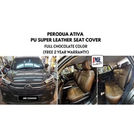 [JME CUSHION] PERODUA ATIVA (2021 - 2025) LEATHER SEAT COVER