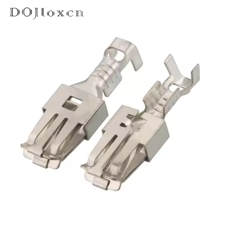 10/20/50/100 Pcs 9.5 MM Export Quality Products Auto Connecting Socket Crimp Type Stamping Female Te