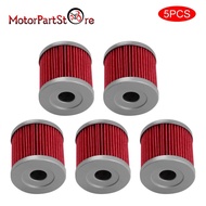 5x Oil Filters HF139 KN139 For Suzuki DRZ400 DRZ 400 E S LTZ400 LTZ 400 LTR450 LTR 450 Kawasaki KFX4