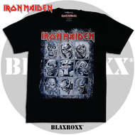 BLAXROXX® | Iron Maiden® | [IRM012] | เสื้อยืดคอกลม แขนสั้น | สกรีนลายคมชัด ไม่หลุดลอก | Cotton100%