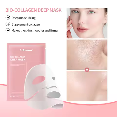 Bio-Collagen Real Deep Mask Supplement Collagen Deep Hydration Pore Minimizing Firming Radiance Brig