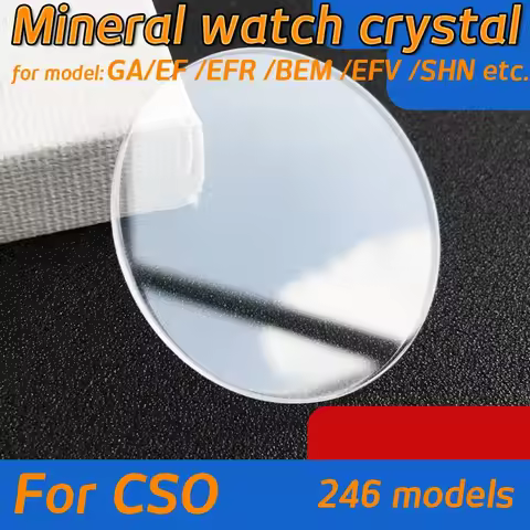 Mineral Watch Crystal For GA110 GA-2100 EF-500 521 540 EFR-500 EFR-532 MDV-106 Flat Watch Glass Watc