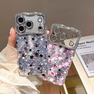 Phone Case Twisted Edge Gradient IP17 Pro Max Phone Case For IP16 Pro Diamond Lens 15 Hard