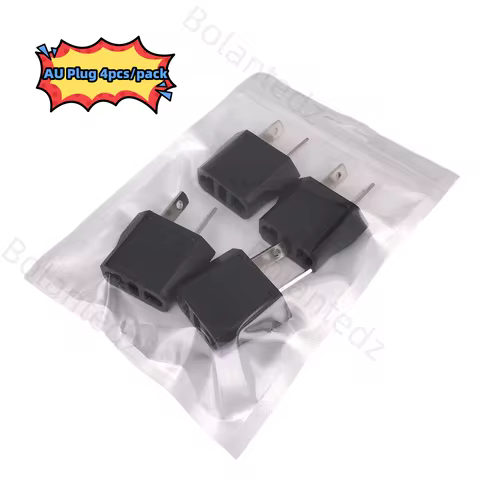 4pcs/pack AU Plug Electrical Outlets US/EU to AU NZ Socket Australia New Zealand Plug Converter Trav