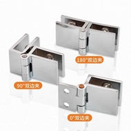 Hole-Free Glass Hinge Copper Glass Cabinet Door Hinge Glass Hinge Wine Cabinet Hinge Glass Cabinet D
