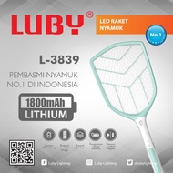 (Dikirim Dari Jakarta) Raket Nyamuk Luby 3838 Baterai bisa diganti + kabel charger/Luby Raket Nyamuk