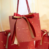 gift bag High-end Red Gift Bag New Year Candy Snack Packaging Bag Christmas Spring Festival Baking P