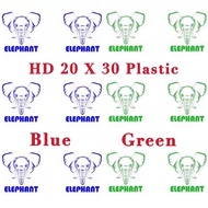 High Quality (Elephant Brand) 20x30 HD Plastic for Mineral Water Station and Laundry Station