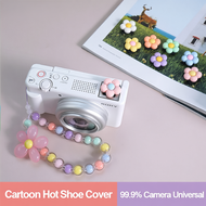 3D Hot Shoe Cover Soft Silicone Universal Flash Protector Cold Shoe Cap for Sony ZV1 ZVE10 Canon G7X