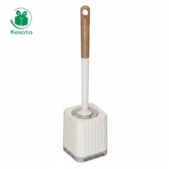 Kesoto Wall Mounted Toilet Brush Hygienic Long Handle Toilet Brush for Restroom
