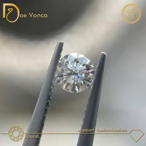 Classic Round Cut DE Lab Grown Diamond CVD/HPHT 0.5-6.0ct IGI Certificate Lab Created Loose Diamonds