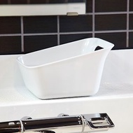 日本岩谷Iwatani RETTO曲面一體簡約方形浴室舀水盆-2色可選