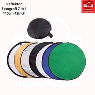Reflector 7 in 1 size 110cm 43 inch - Photography Reflector