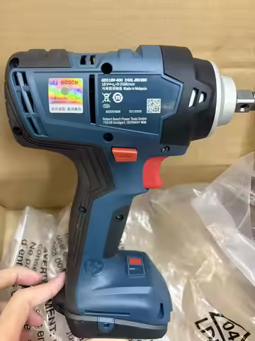 Bosch Cordless Impact Wrench GDS 18v-400 Brushless 400Nm Impact Driver Torque Wrench Bosch 18V Power