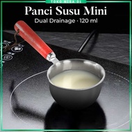 One Two Cups Mini Milk Pan Stainless Steel 410 Dual Drainage - HK1