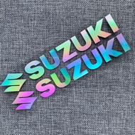 Suzuki รถจักรยานยนต์สติกเกอร์สะท้อนแสงกระจกตกแต่งโลโก้สำหรับ Suzuki Gixxer SF 250/GSX-S 150 750/GW 250F/GSX-S1000S/GSX R150 R1000R 1300R 650F