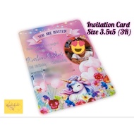 20pcs Invitation Card 3.5x5" (3R) with envelopes