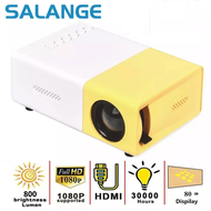 Salange Mini Projector YG300 Pro LED Supported 1080P Full HD Portable Beamer Audio HDMI USB Video Pr