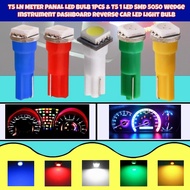 CAR T5 LN METER PANAL LED BULB 1PCS & T5 1 LED SMD 5050 Wedge Instrument Dashboard Reverse Car LED L