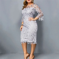 ชุดเดรสปาร์ตี้ออกงานสำหรับผู้หญิงขนาดใหญ่กลมเสื้อผ้าหรูหราขนาดใหญ่2023 5xl 4xl 6xl อ้วนอ้วนสีเขียว