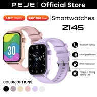 [PEJE Z145 Smart Watch] IP68 Waterproof 1.83 "Full Fit Touch Screen 123 Sports Modes 15 Days Long St