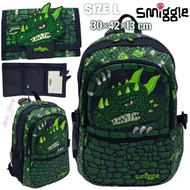 Dino Dragon Smiggle Bag/Smiggle Backpack For Elementary School Boys/Backpack School Dinosaur Boy SD/Dino Smiggle Children's Sling Bag