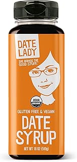 Award Winning Organic Date Syrup 18oz Squeeze Bottle | Vegan, Paleo, Gluten-free & Kosher | Sugar Su