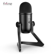 FIFINE USB Microphone for Recording/Streaming/Gaming professional microphone for PC Mic Headphone Output&amp;Volume Control-K678Microphones