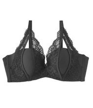 全新 日本代購 Aimerfeel bra set  黑色 半罩 內衣 日本碼 JP size 70C 32C