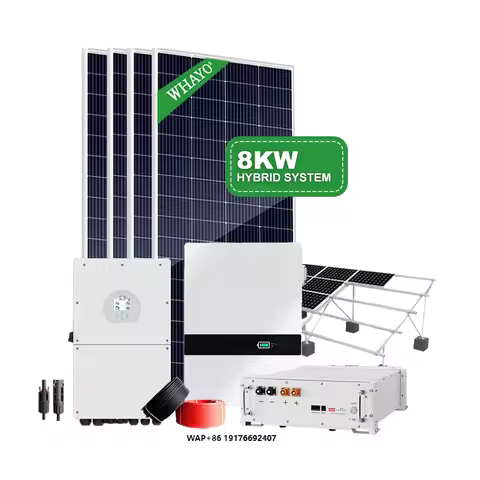 Deye 5kW 10kW 15kW Hybrid Solar Energy System Complete Kit with Inverter, Panels, and Battery for Re