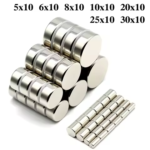 Super Powerful Round Magnet Neodymium Magnet NdfeB N35 Strong Permanent Magnetic imanes Refrigerator