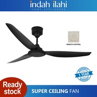 Elmark SUPER 3000 Ceiling Fan 56" DC Motor 6 Speed 3 Blades With Remote Control SUPER-MBK