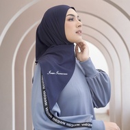 PTR DRESS MANDJHA IVAN GUNAWAN - GAMIS ABAYA DRESS - TWILLTAPE BLUE