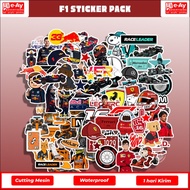 F1 Sticker Pack | F1 ferrari mercedez mclaren redbull aesthetic Sticker - eayadvertising
