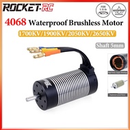 SURPASS HOBBY Rocket 4068 1700KV 1900KV 2050KV 2650KV Waterproof Brushless Motor 5mm Shaft For 1/8 R