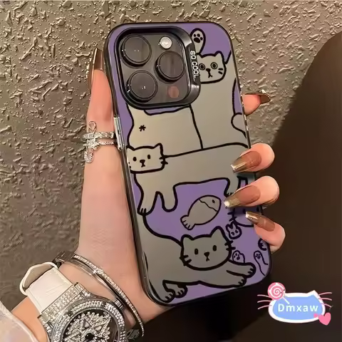 Graffiti Style Cat Phone Case For Redmi K80 Pro K70E K60E K50 Gaming K50i K40s Pro K30 K30i Ultra A5