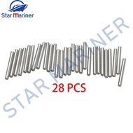 93603-21111-00 Dowel Pin 28 PCS/Lot For Yamaha Outboard Motor 2T 40-225HP 936-03211-11 936-03211-11-