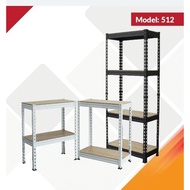 Rak 4 Tingkat Rak besi Bertingkat Rak Serbaguna 4 Tier Multipurpose Rack kedai kelengkapan rumah sto