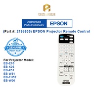 Epson 2198635 Projector Remote Control – Genuine Epson Replacement For EB-E01 EB-E10 EB-E500 EB-X06