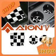 [READY] AION V GEN2 Leather Door Slot Pad Central Control Water Coaster AION V Body Kit Decoration a