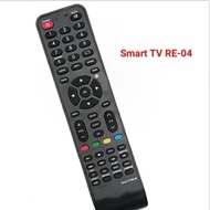 Re-04 family TV remote control is used with smart TVs like this and only have YouTube buttons.