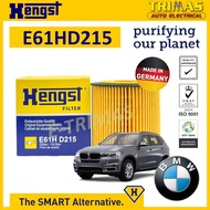 HENGST Oil Filter BMW X5 F15 F85 Engine N20 N55 2013-2018 Penapis Minyak Enjin E61H D215 11 42 7 566