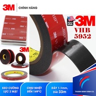 Băng Keo Cường Lực VHB 3M 5952 (khổ 33m x 1.1mm x 12mm)