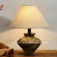 Silent Style Handmade Clay Pot Table Lamp New Chinese Style Japanese Style B & B Hotel Designer Livi