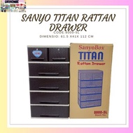 SANYO TITAN NO. 8000-5LDRAWER WITH CLOSESIDE/SPACE SAVERS/ORGANIZER/LAGAYANNG DAMITWARDROBE/ELEGANT 